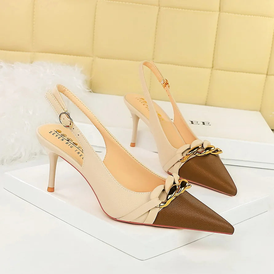 NL-465 ZAPATOS DE TACÓN ALTO PARA MUJER