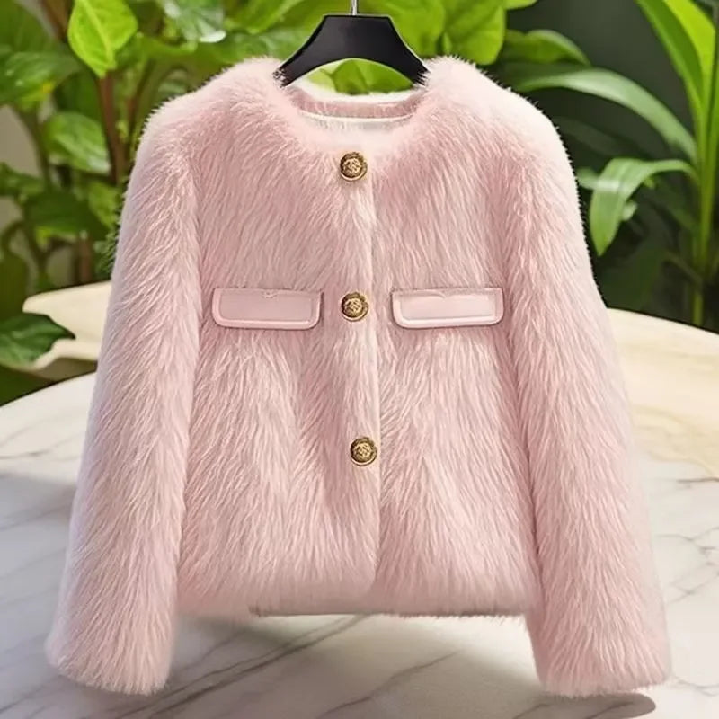 NL-676 CHAQUETA DE PIEL PARA MUJER