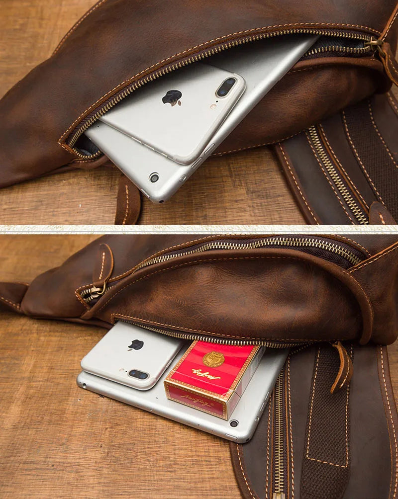 NL-324 BOLSO DE PIEL PARA HOMBRE