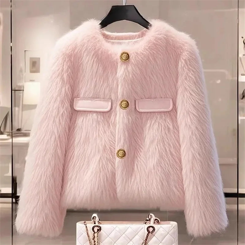 NL-676 CHAQUETA DE PIEL PARA MUJER